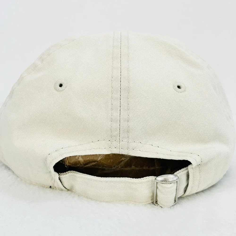 New Era Horse Patch Logo 9TWENTY Hat Cap‎ Adjustable Strapback Beige Outdoors